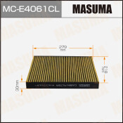 Фильтр салонный Masuma AC-0116C угольный, арт. MC-E4061CL Фильтр салонный Masuma AC-0116C угольный, арт. MC-E4061CL