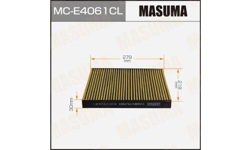 Фильтр салонный Masuma AC-0116C угольный, арт. MC-E4061CL