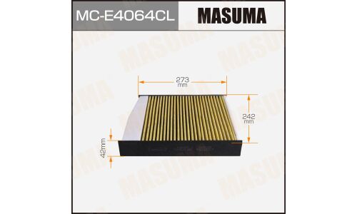 Фильтр салонный Masuma AC-0117C угольный, арт. MC-E4064CL