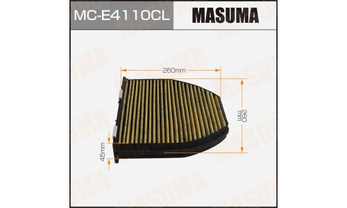 Фильтр салонный Masuma, угольный, арт. MC-E4110CL