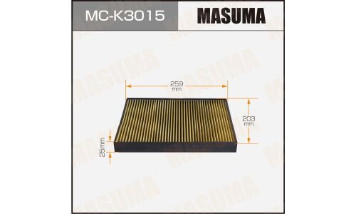 Фильтр салонный Masuma, арт. MC-K3015