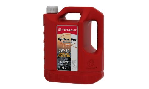 Масло моторное Totachi Niro Optima PRO 5w30 синтетическое, API SL/CF, ACEA A1/B1/A5/B5, универсальное, 4л, арт. 1C804