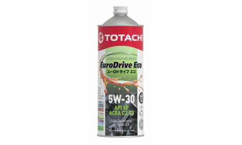 Масло моторное Totachi EuroDrive Eco Advanced 5w30, синтетическое, API SP, ILSAC GF-6A, ACEA C2/C3, универсальное, 1л, арт. E6601