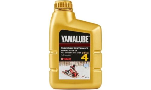 Масло для снегоходов Yamalube Snowmobile Performance 4 Stroke Motor Oil 0w40, синтетическое, API SL, 4-тактное, 1л, арт. 90793AS42600