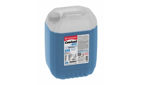 Антифриз Totachi Niro Coolant Blue, G11, синий, -40°C, 10кг, арт. 46310