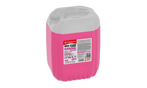 Антифриз Totachi MIX-Type Coolant Pink, Psi-OAT, G12evo, розовый, -40°C, 20кг, арт. 46820