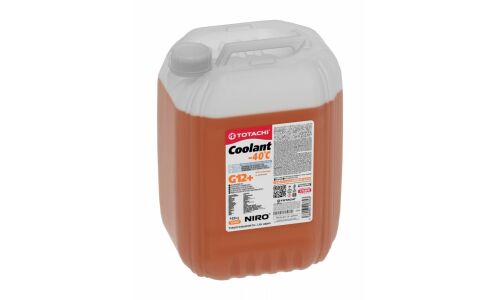 Антифриз Totachi Niro Coolant Orange, G12+, оранжевый, -40°C, 10кг, арт. 47310