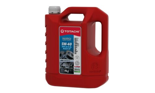 Моторное масло Totachi Niro Heavy Duty Synthetic 5w40, синтетическое, API CI-4/SL, ACEA E7, универсальное, 4л, арт. 1C904