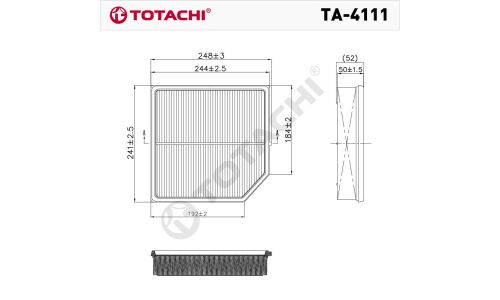 Фильтр воздушный Totachi, арт. TA-4111