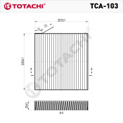 Фильтр салонный Totachi, арт. TCA-103