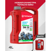 Масло моторное Totachi Niro HD 5w30, полусинтетическое, API CI-4/SL, ACEA E7, универсальное, 4л, арт. 1D704