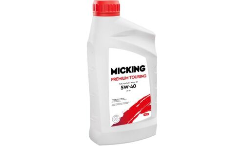 Масло моторное Micking Premium Touring MG1 5w40, синтетическое, API SN, для бензинового двигателя, 1л, арт. OIL4069