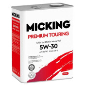 Масло моторное Micking Premium Touring MG1 5w30, синтетическое, API SN RC, ILSAC GF-5, для бензинового двигателя, 4л, арт. OIL4070 Масло моторное Micking Premium Touring MG1 5w30, синтетическое, API SN RC, ILSAC GF-5, для бензинового двигателя, 4л, арт. OIL4070