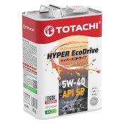 Масло моторное Totachi Hyper Ecodrive Fully Synthetic 5w40, синтетическое, API SP/CF, универсальное, 4л, арт. E1504