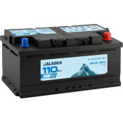 Аккумуляторная батарея ALASKA AGM 110 L LN6/L6 VRLA 110Ah 990A 394*174*190 обр. Аккумуляторная батарея ALASKA AGM 110 L LN6/L6 VRLA 110Ah 990A 394*174*190 обр.