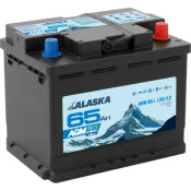 Аккумуляторная батарея ALASKA AGM 65 L LN2/L2 VRLA 65Ah 690A 242*174*192 обр. Аккумуляторная батарея ALASKA AGM 65 L LN2/L2 VRLA 65Ah 690A 242*174*192 обр.