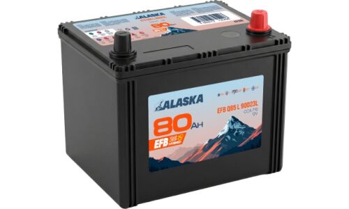Аккумулятор Alaska EFB Q-85/85D23L, 80Ач, CCA 710А, необслуживаемый, арт. A2180