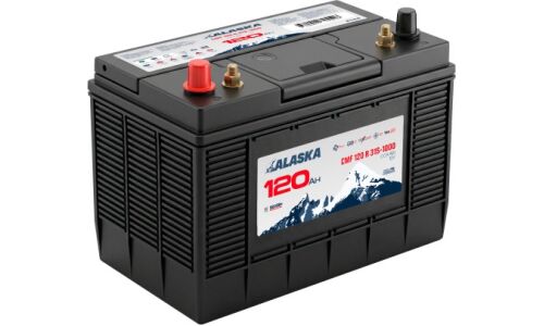 Аккумулятор Alaska Silver+ CMF 31S-1000 R, 120Ач, CCA 900А, необслуживаемый, двойные клеммы, арт. A1120