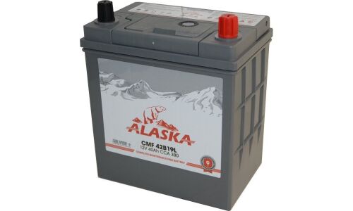 Аккумулятор Alaska Silver+ CMF 42B19L, 40Ач, ССА 380А, необслуживаемый, арт. 8808240010399