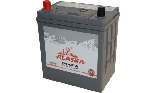 Аккумулятор Alaska Silver+ CMF 42B19R, 40Ач, ССА 380А, необслуживаемый, арт. 8808240010405