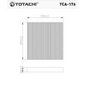 Фильтр салонный Totachi AC-201, арт. TCA-176