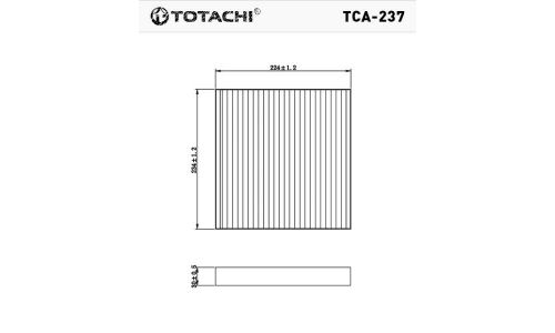 Фильтр салонный Totachi AC-806, арт. TCA-237