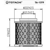 Фильтр воздушный Totachi A-1028, арт. TA-1379