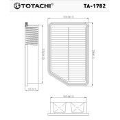 Фильтр воздушный Totachi, арт. TA-1782
