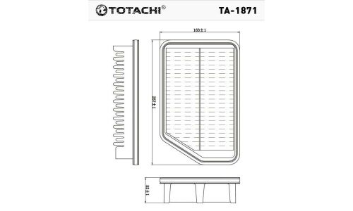Фильтр воздушный Totachi, арт. TA-1871