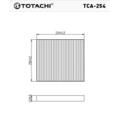 Фильтр салонный Totachi AC-003, арт. TCA-254