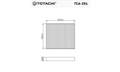 Фильтр салонный Totachi AC-003, арт. TCA-254