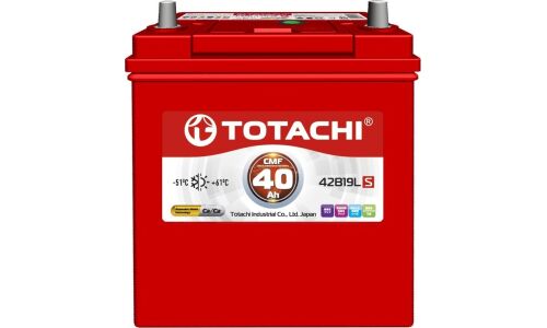 Аккумулятор Totachi CMF 42B19L, 40Ач, CCA 380А, необслуживаемый, арт. 90140