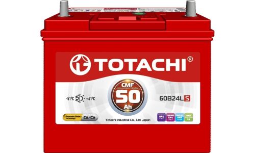 Аккумулятор Totachi CMF 60B24L, 50Ач, CCA 450А, необслуживаемый, арт. 90350