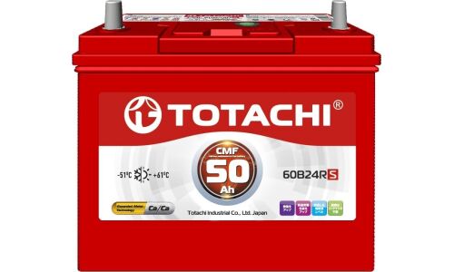 Аккумулятор Totachi CMF 60B24R, 50Ач, CCA 450А, необслуживаемый, арт. 90650