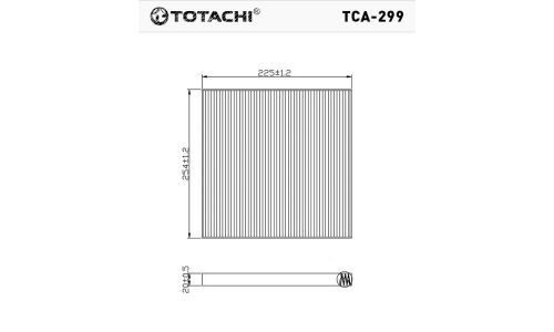 Фильтр салонный Totachi, арт. TCA-299