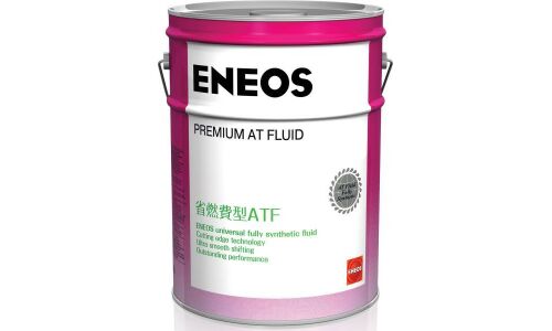 Масло трансмиссионное Eneos Premium AT Fluid, синтетическое, универсальное, для АКПП, 20л, арт. 8809478942056
