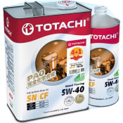 Масло моторное Totachi Grand Touring 5w40 синтетическое, API SN/CF, ACEA A3/B4, универсальное, акция 4л+1л, арт. 11905