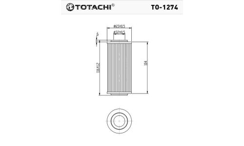 Фильтр масляный Totachi, арт. TO-1274