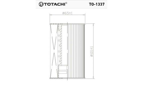 Фильтр масляный Totachi, арт. TO-1337