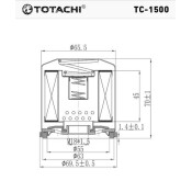Фильтр масляный Totachi, арт. TC-1500