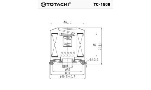 Фильтр масляный Totachi, арт. TC-1500