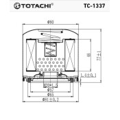 Фильтр масляный Totachi, арт. TC-1337