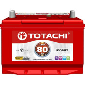 Аккумулятор Totachi CMF 90D26FR, 80Ач, CCA 670А, необслуживаемый, арт. 90180 Аккумулятор Totachi CMF 90D26FR, 80Ач, CCA 670А, необслуживаемый, арт. 90180
