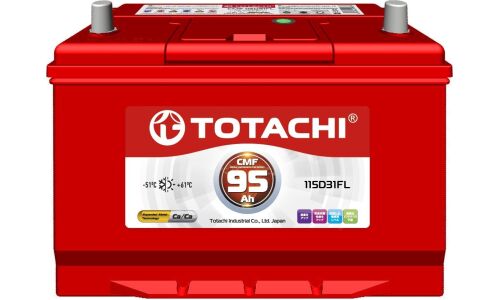 Аккумулятор Totachi CMF 115D31FL, 95Ач, CCA 830А, необслуживаемый, арт. 90295