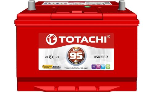 Аккумулятор Totachi CMF 115D31FR, 95Ач, CCA 830А, необслуживаемый, арт. 90395