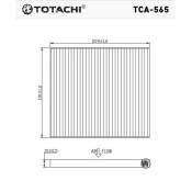 Фильтр салонный Totachi, арт. TCA-565