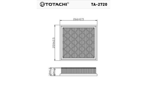 Фильтр воздушный Totachi, арт. TA-2720