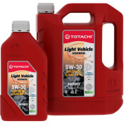 Масло моторное Totachi Niro LV 5w30 синтетическое, API SP, ILSAC GF-5, для бензинового двигателя, акция 4л+1л, арт. 1G104