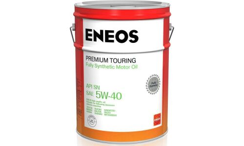 Масло моторное Eneos Premium Touring 5w40, синтетическое, API SN, для бензинового двигателя, 20л, арт. 8809478942476