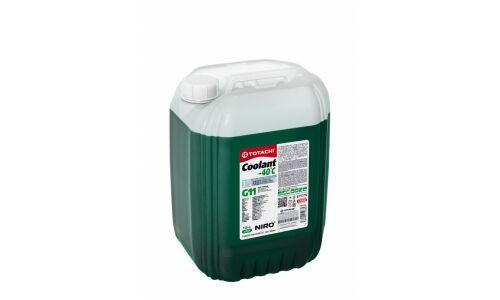 Антифриз Totachi Niro Coolant Green, G11, зелёный, -40°C, 10кг, арт. 43210